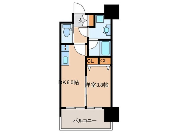 プレジオ関目の物件間取画像